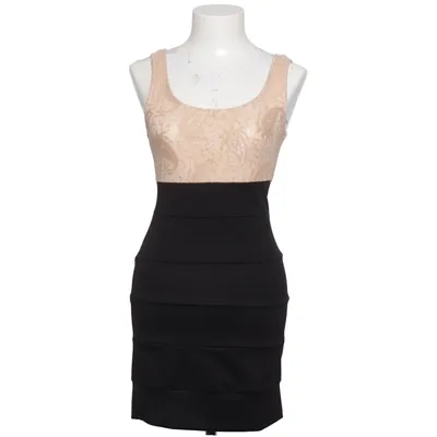 Cocktailkjole (Sort, Beige) fra Charlotte Russe Elastan, Polyamid, Polyester