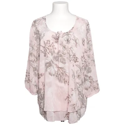 Blouse (Pink, Gray) from Alessa W Collection Polyester