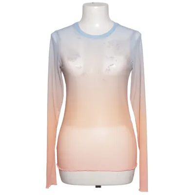 Langarmshirt (Blau, Orange) von Kauf Dich Glücklich Elasthan, Polyester