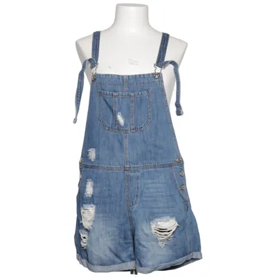 Dungaree shorts (Blue) from Mango Denim & Tees