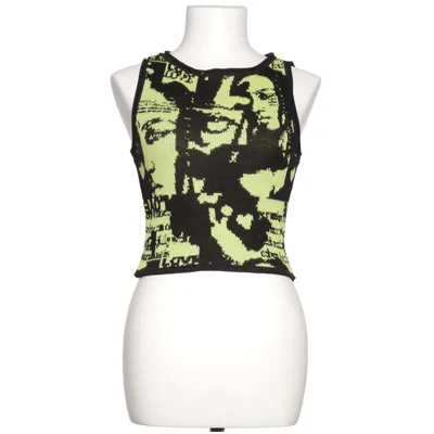 Crop top (Svart, Grön) från Urban Outfitters Akryl