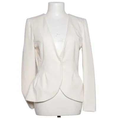 Blazer (White) from H&M Elastane, Polyester, Viscose