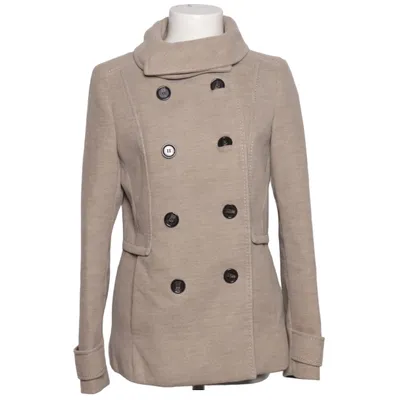 Pea coat (Beige) from H&M Elastane, Polyester, Viscose