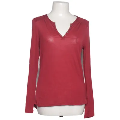 Henley T-shirt (Rød) fra EDC by ESPRIT Lyocell, Viscose