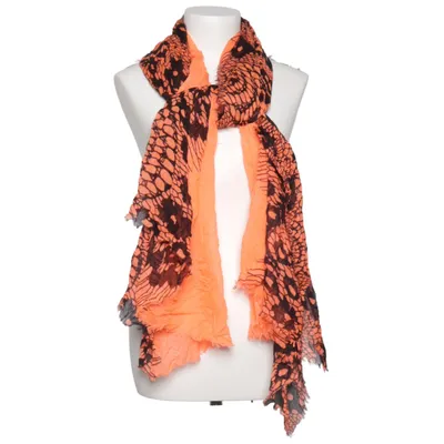Sjal (Orange, Sort) fra Stylesnob
