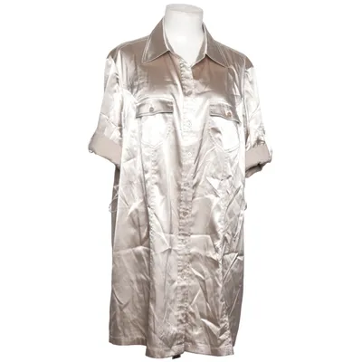 Kortärmad skjorta (Beige) från Samoon Polyester