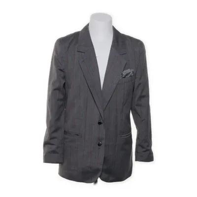 Kavaj (Grå, Röd) från Ravens Polyester, Ull