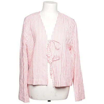 Blouse portefeuille (Rose, Blanc) de Effeny Coton, Polyester