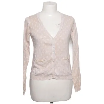 Cardigan (Beige, White) from Sacks Cotton