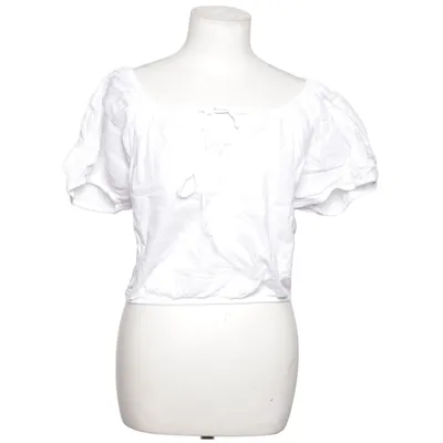 Dirndlbluse (Weiß) von H&M Leinen
