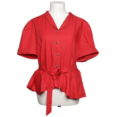Wrap blouse (Red) from Collectif Vintage Elastane, Polyester