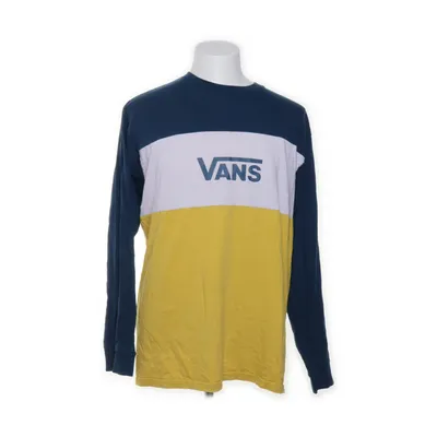 Långärmad t-shirt (Blå, Vit, Gul) från Vans Bomull