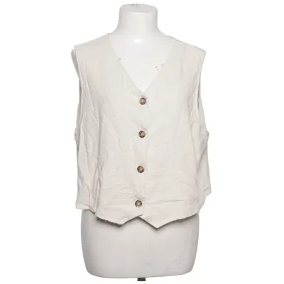 Kostuumgilet (Beige) van Shein Curve Linnen, Viscose
