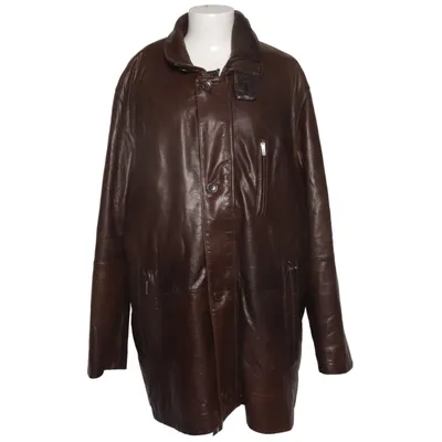 Leather coat (Brown) from Andrew James Leather