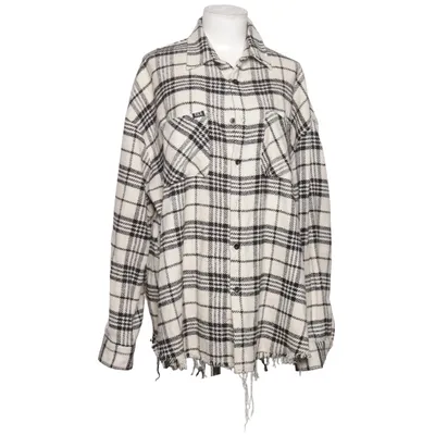 Overshirt (Zwart, Wit) van Fab Acryl, Polyester, Wol