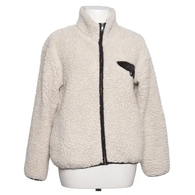 Fleecejakke (Hvid) fra Lindex Elastan, Polyester