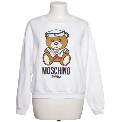 Collegetröja (Vit) från Moschino Swim Bomull
