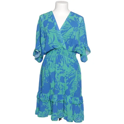 Klänning (Blå, Grön) från Fashion Musthaves Elastan, Polyester, Viskos