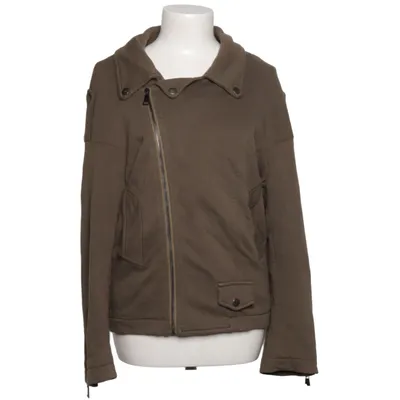 Biker jacket (Beige) from 8pm Cotton, Viscose