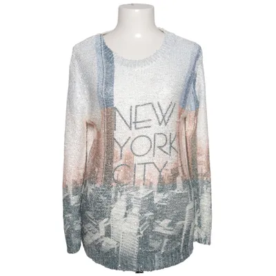 Sweater (Blue, Beige, Multicolored) from Happy Hippie Acrylic, Cotton, Silk