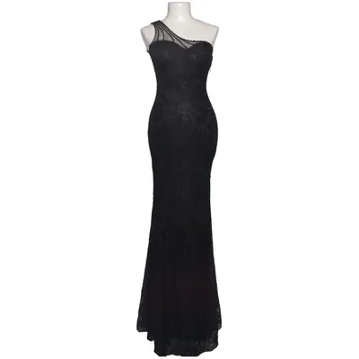 Evening gown (Black) from Eva & Lola Elastane, Polyamide