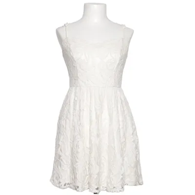 Robe de cocktail (Blanc) de Fire Los Angeles Coton, Polyamide, Polyester