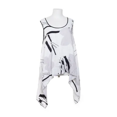 Top (White, Multicolored) from Crea Concept Linen, Viscose