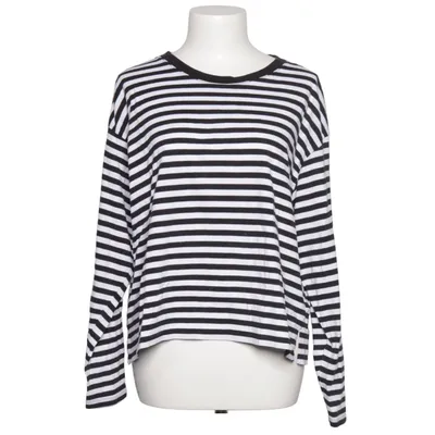 Lange mouwen shirt (Zwart, Wit) van Monki Katoen, Modal