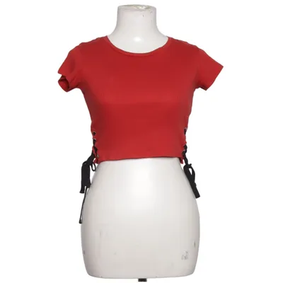 Crop top (Rouge) de FB Sister Coton, Élasthane