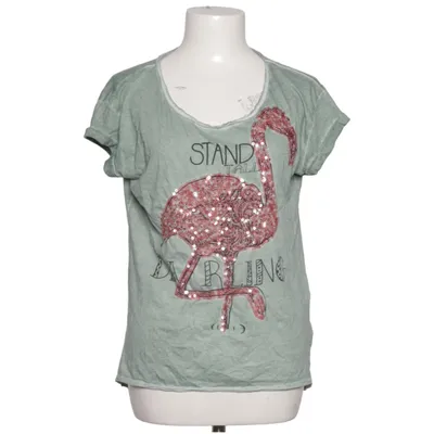 T-shirt (Grøn, Pink) fra Stitch & Soul Bomuld