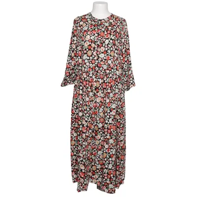 Robe longue (Noir, Multicolore) de Gina Viscose