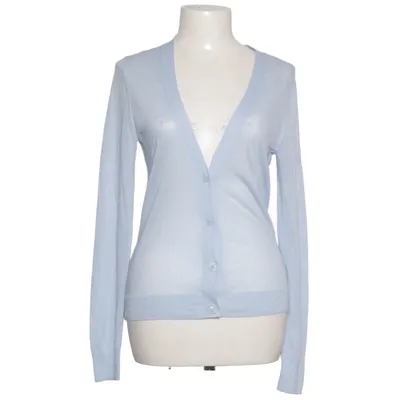Cardigan (Blauw) van Uniqlo Acetaat, Modal