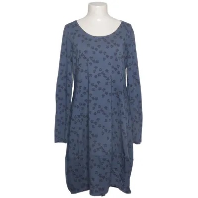 Jurk (Blauw) van Julia Wang Katoen, Elastaan