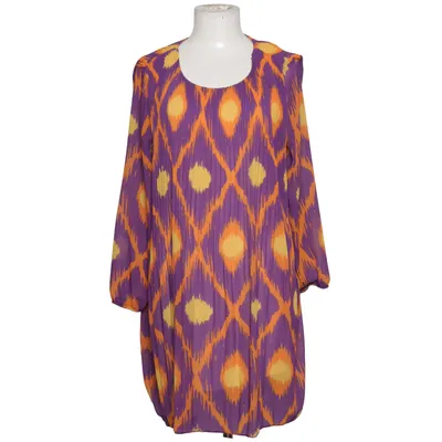 Jurk (Lila, Oranje, Geel) van Senes Elastaan, Polyester, Viscose