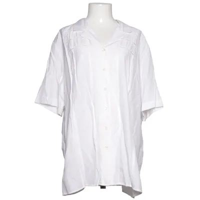 Short sleeve shirt (White) from Lady Charme Polyester, Viscose