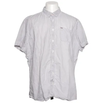 Chemise à manches courtes (Gris) de Emilio Adani Coton, Lin