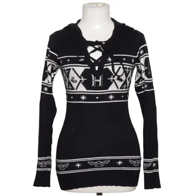 Hoodie (Black, White) from EMP Polyamide, Polyester, Viscose