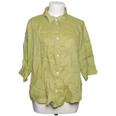 Short sleeve shirt (Green) from H&M Premium Quality Linen