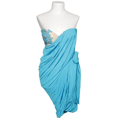 Cocktail dress (Turquoise, Beige) from Cinema Elastane, Polyamide