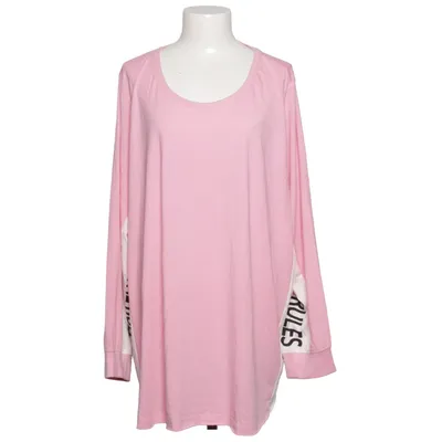 Långärmad t-shirt (Rosa, Vit) från Angel of Style Bomull, Polyester