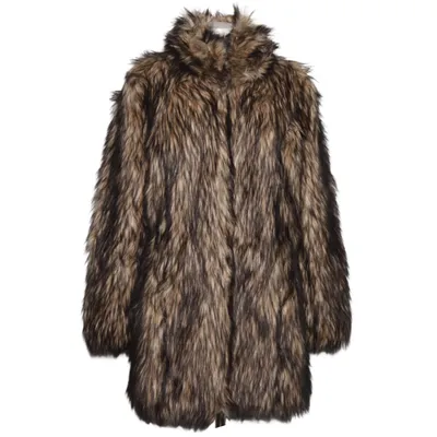 Jacket (Beige, Black) from Blaumax Cotton, Polyester