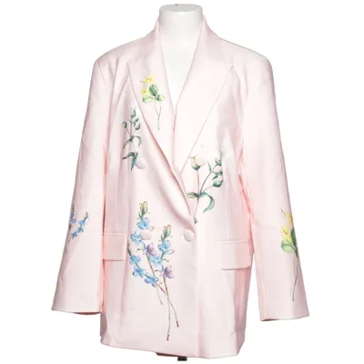 Blazer (Pink, Multicolored) from MOTF Elastane, Polyester
