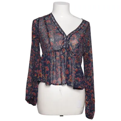 Blouse (Blue, Red, Multicolored) from Stradivarius Polyester