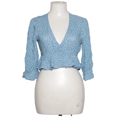Crop top (Blue, White) from Subdued Viscose