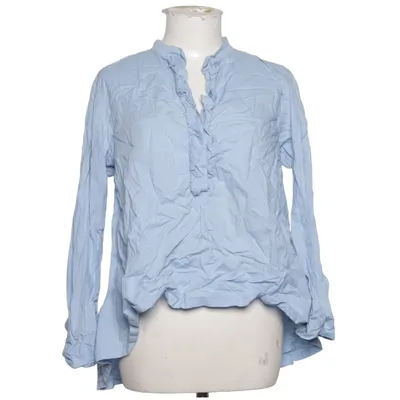 Blouse (Blauw) van Marta Katoen, Elastaan
