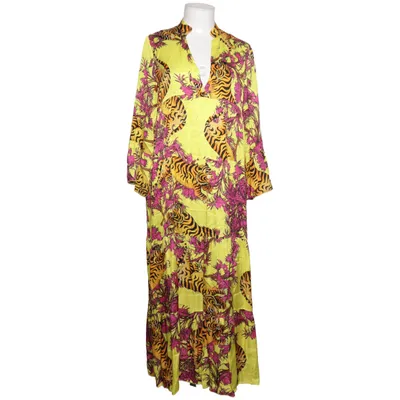Maxikjole (Gul, Flerfarvet) fra Miss Goodlife Viscose