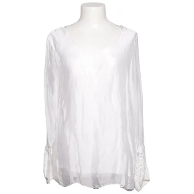 Blouse (White) from Heimatliebe Silk, Viscose