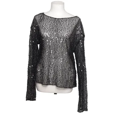 Strickpullover (Sequin Longsleeve Top) von Gina Tricot Metallfaser, Recyceltes Polyester
