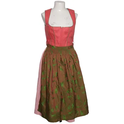 Dirndl (Rosa, Grön, Vit) från Wiesnkönig Bomull, Linne, Polyester