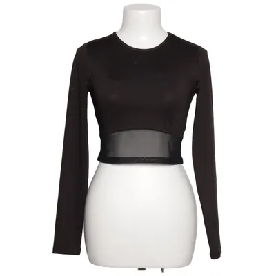 Crop top (Svart) från NLY Trend Elastan, Polyester